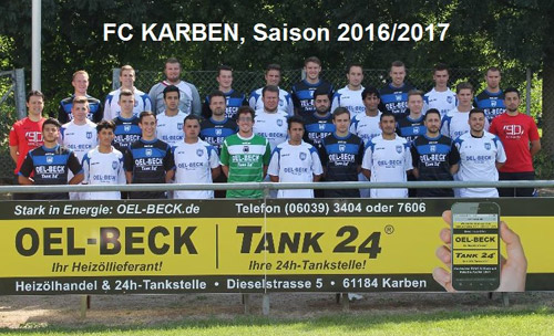 Mannschaftsfoto FCK 2016/2017